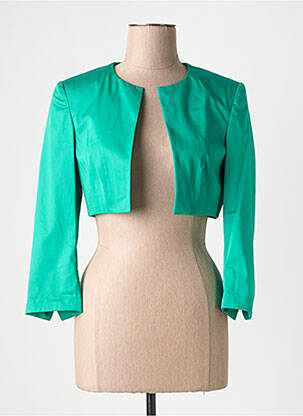 Boléro effet matière satinée vert DANIEL HECHTER femme