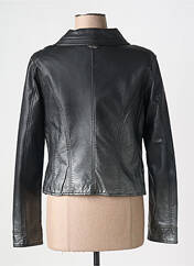 Veste simili cuir noir HUIT SIX SEPT pour femme seconde vue