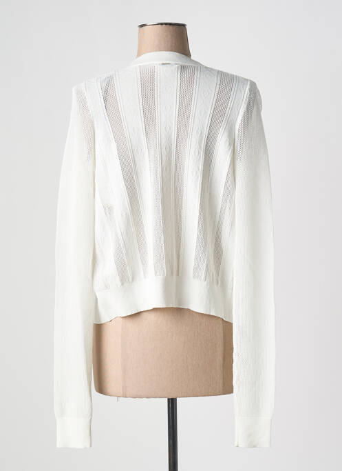 Gilet manches longues blanc IKKS pour femme