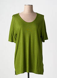 T-shirt coupe droite manches courtes vert NICE THINGS femme