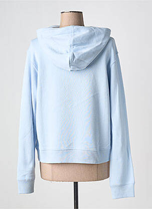 Sweat-shirt à capuche broderie manches longues bleu TOMMY HILFIGER femme