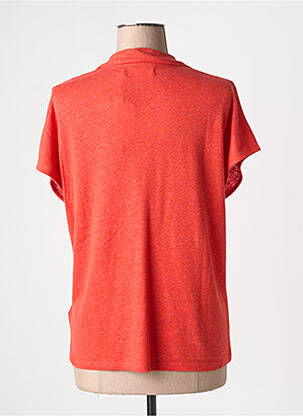 T-shirt coupe cintrée manches courtes rouge NICE THINGS femme