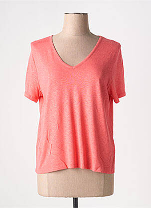T-shirt coupe droite manches courtes orange NICE THINGS femme