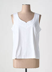 Débardeur blanc PAUPORTÉ pour femme seconde vue
