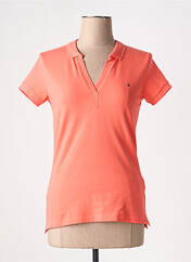 Polo orange TOMMY HILFIGER pour femme seconde vue