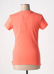 Polo orange TOMMY HILFIGER pour femme seconde vue
