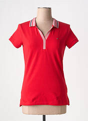 Polo rouge TOMMY HILFIGER pour femme seconde vue