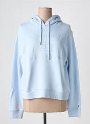 Sweat-shirt à capuche bleu TOMMY HILFIGER pour femme seconde vue