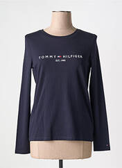 T-shirt noir TOMMY HILFIGER pour femme seconde vue