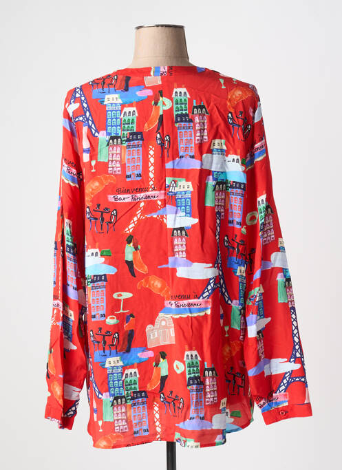 Blouse rouge ETERNA pour femme