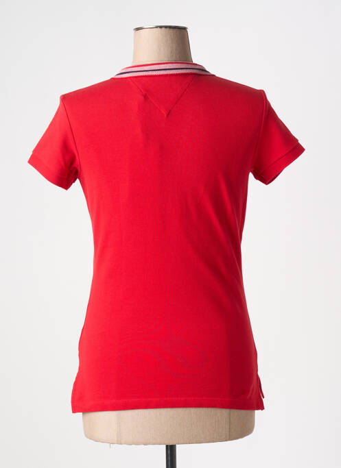 Polo rouge TOMMY HILFIGER pour femme