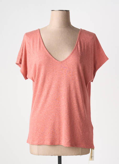 T-shirt orange NICE THINGS pour femme