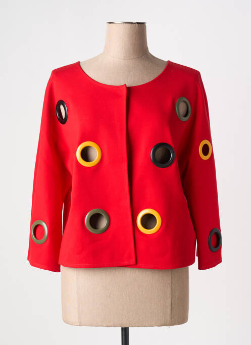 Veste casual rouge JOSEPH RIBKOFF pour femme