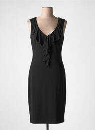 Robe mi-longue sans manche sans manche noir JOSEPH RIBKOFF femme