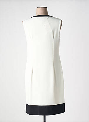 Robe mi-longue sans manche sans manche blanc JOSEPH RIBKOFF femme