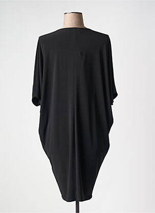 Robe mi-longue manches courtes manches courtes noir JOSEPH RIBKOFF femme