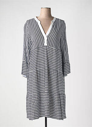 Robe mi-longue manches longues manches longues blanc JOSEPH RIBKOFF femme