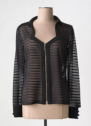 Veste casual coupe droite noir JOSEPH RIBKOFF femme
