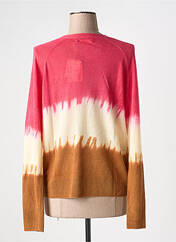 Gilet manches longues rose NICE THINGS pour femme seconde vue