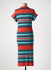 Robe mi-longue orange NICE THINGS pour femme seconde vue