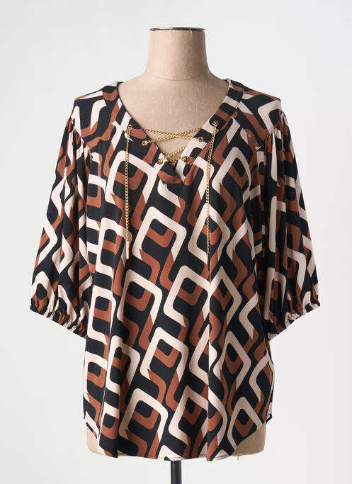 Blouse marron JOSEPH RIBKOFF pour femme