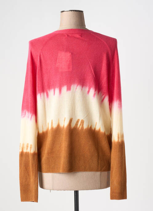 Gilet manches longues rose NICE THINGS pour femme