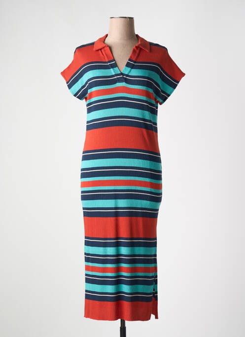 Robe mi-longue orange NICE THINGS pour femme