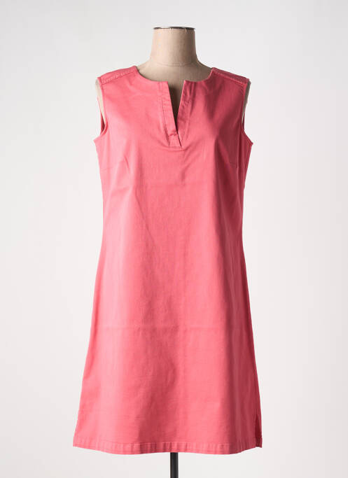 Robe mi-longue rose DEVERNOIS pour femme