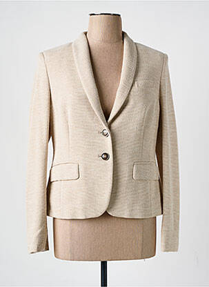 Blazer col châle beige DANIEL HECHTER femme
