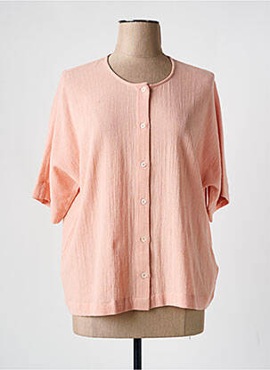 Chemisier manches courtes manches courtes rose NICE THINGS femme
