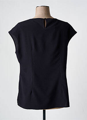 Top imprimé fantaisie manches courtes noir BASLER femme