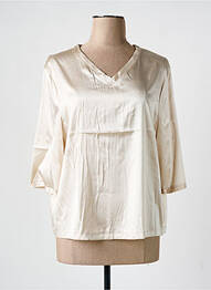 Top coupe fluide manches courtes or BASLER femme
