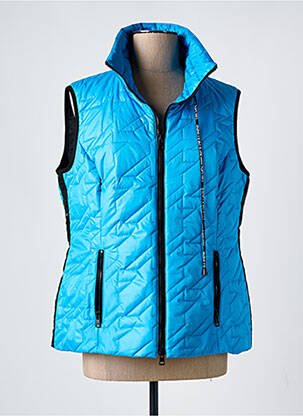 Doudoune poches sans capuche bleu FABER femme
