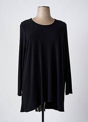 Tunique manches longues col rond noir JOSEPH RIBKOFF femme