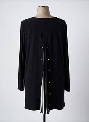 Tunique manches longues col rond noir JOSEPH RIBKOFF femme