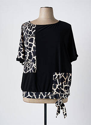 T-shirt manches courtes manches courtes noir JOSEPH RIBKOFF femme