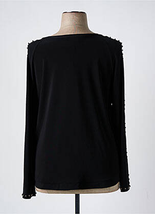 Top coupe cintrée manches longues noir JOSEPH RIBKOFF femme