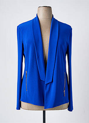Veste casual coupe cintrée bleu JOSEPH RIBKOFF femme