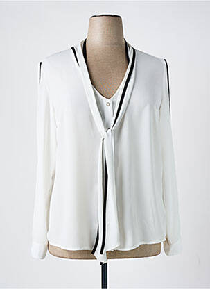 Blouse manches longues manches longues blanc JOSEPH RIBKOFF femme