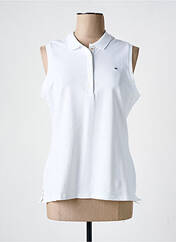 Polo blanc TOMMY HILFIGER pour femme seconde vue