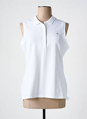 Polo blanc TOMMY HILFIGER pour femme