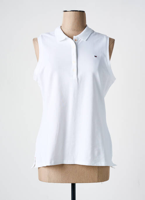 Polo blanc TOMMY HILFIGER pour femme