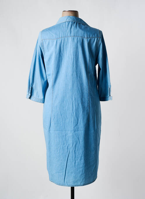 Robe mi-longue bleu DEVERNOIS pour femme