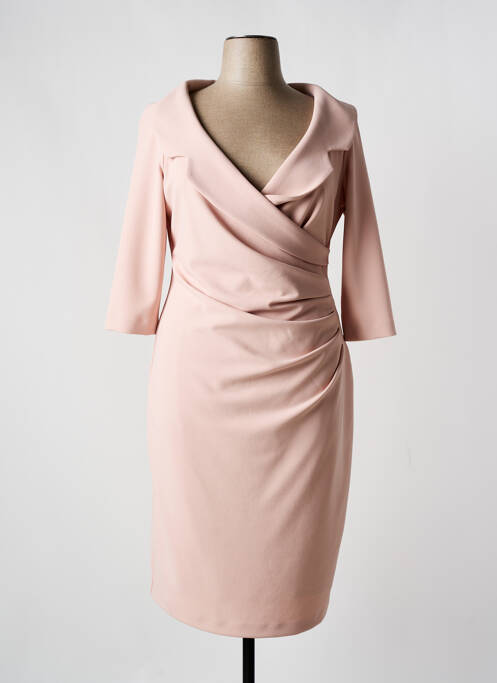 Robe mi-longue rose JOSEPH RIBKOFF pour femme