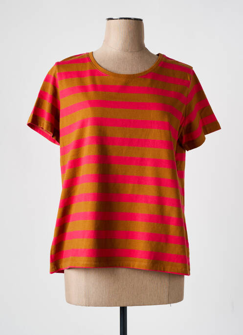 T-shirt marron NICE THINGS pour femme