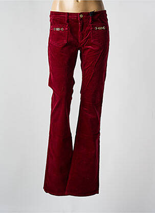 Pantalon flare stretch taille normale rouge GAUDI femme