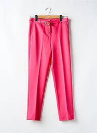 Pantalon slim tissage popeline taille normale rose GAUDI femme