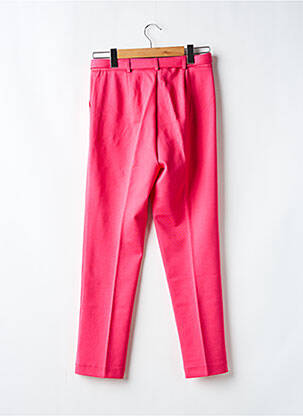Pantalon slim tissage popeline taille normale rose GAUDI femme