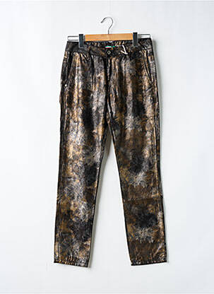Pantalon slim taille normale taille normale noir PLEASE femme
