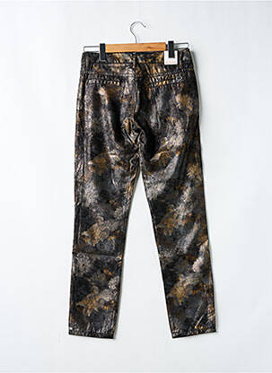 Pantalon slim taille normale taille normale noir PLEASE femme